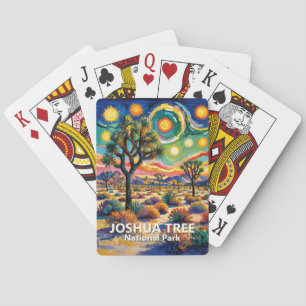 Joshua Tree National Park Van Gogh Kleurrijke Woes Pokerkaarten