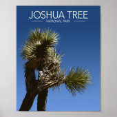 Joshua Tree National Park vertakkingen gestileerde Poster (Voorkant)