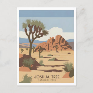 Joshua Tree National Park vintage Briefkaart