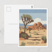 Joshua Tree National Park vintage Briefkaart (Voorkant / Achterkant)
