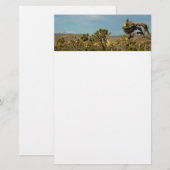Joshua Tree National Park Woestijn Landschap Briefpapier (Voorkant / Achterkant)