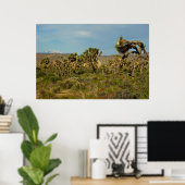 Joshua Tree National Park Woestijn Landschap Poster (Thuiskantoor)