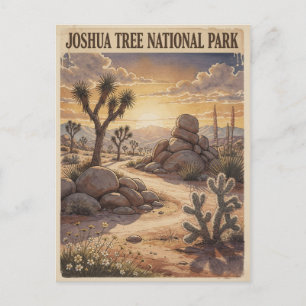 Joshua Tree National Park Woestijnlandschap Briefkaart