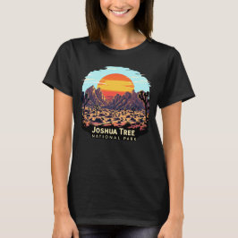 Joshua Tree National Park Woestijnzonsondergang T-shirt