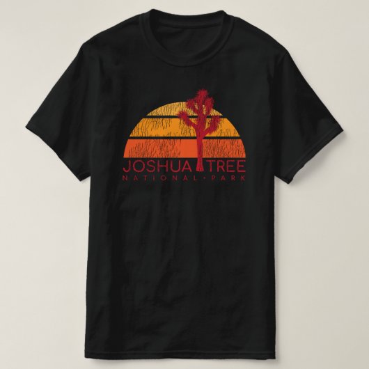 Joshua Tree National Parks T-shirt Donker (Design voorkant)