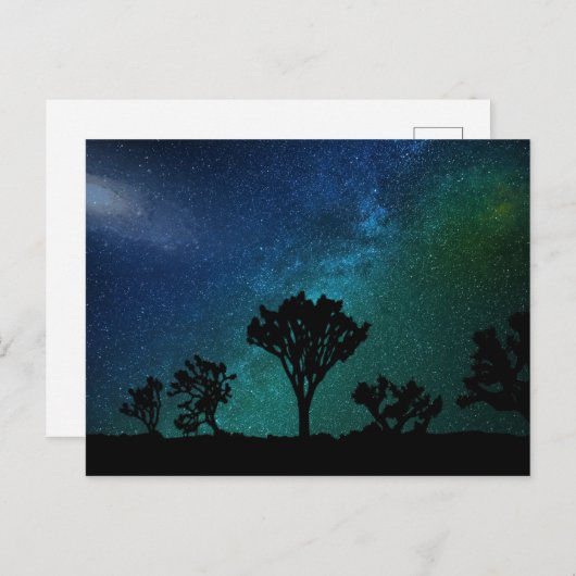 Joshua Tree Night Sky Briefkaart (Voorkant / Achterkant)
