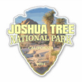 Joshua Tree NP (pijlpunt) Sticker (Voorkant)