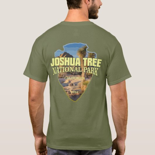 Joshua Tree NP (pijlpunt) T-shirt (Achterkant)