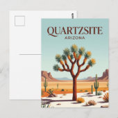 Joshua Tree Parkway bij Quartzsite Arizona Briefkaart (Voorkant / Achterkant)