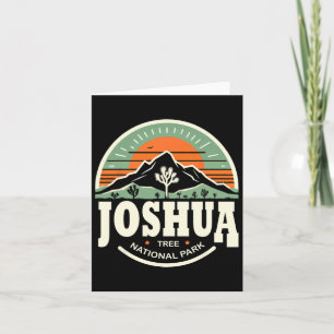 Joshua Tree Retro Vintage Wandelen Kamperen Califo Kaart