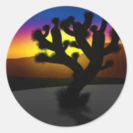 Joshua Tree Ronde Sticker