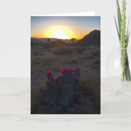 Joshua Tree Sunset #2 wenskaart Kaart