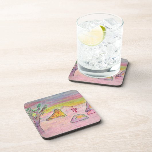 Joshua Tree Sunset Bier Onderzetter (Rechterzijde)