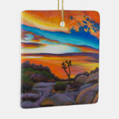 Joshua tree Sunset Keramisch Ornament (Rechts)