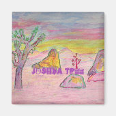 Joshua Tree Sunset Magneet (Voorkant)