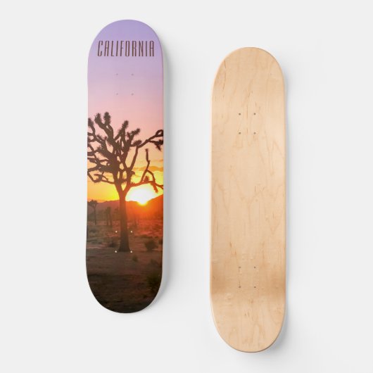Joshua Tree Sunset Persoonlijk Skateboard (Voorkant)
