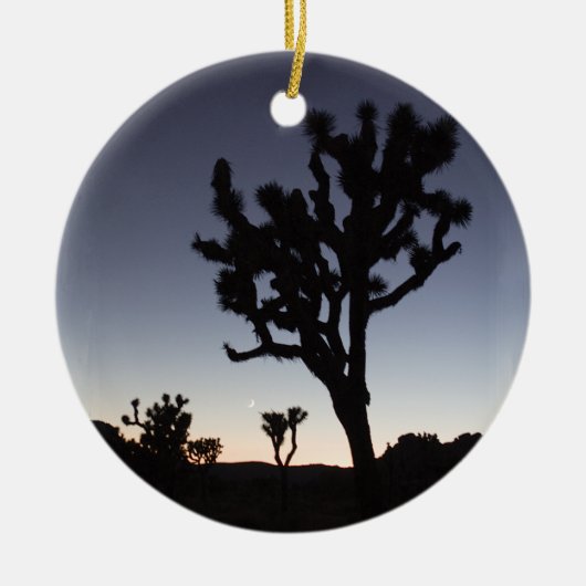 Joshua Tree Twilight Keramisch Ornament (Voorkant)