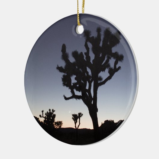 Joshua Tree Twilight Keramisch Ornament (Links)