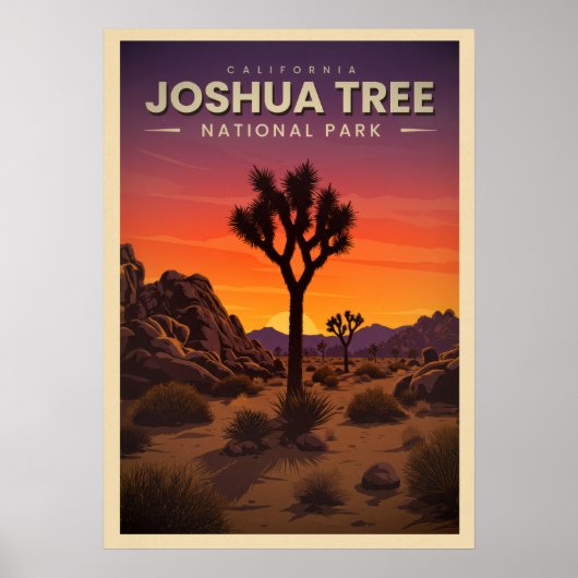 Joshua tree V01 Poster (Voorkant)