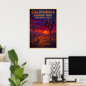 Joshua tree V02 Poster (Thuiskantoor)