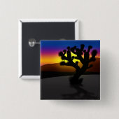 Joshua Tree Vierkante Button 5,1 Cm (Voorkant /achterkant)
