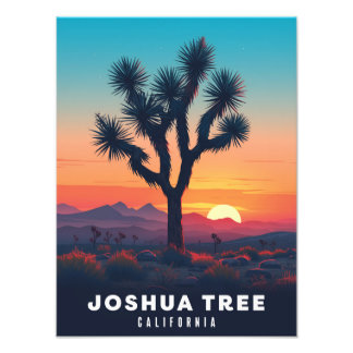 Joshua Tree - Vintage Poster - Illustratie