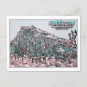JOSHUA TREE WATERVERF - VERENIGDE STATEN VAN CALIF BRIEFKAART