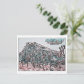 JOSHUA TREE WATERVERF - VERENIGDE STATEN VAN CALIF BRIEFKAART (Staand voorkant)