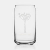 Joshua Tree Wedding Favorieten Blikvorm Glas (Achterkant)