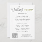 Joshua Tree Weekend Route Bachelorette Party Kaart (Achterkant)