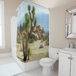 Joshua Tree, woestijnlandschap Douchegordijn