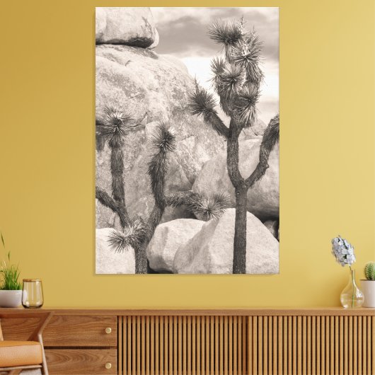 Joshua Trees Canvas Afdruk (Insitu (Woonkamer))