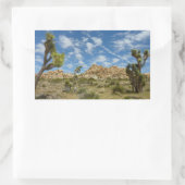 Joshua Trees en Blue Sky woestijnlandschap Rechthoekige Sticker (Tas)