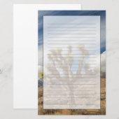 Joshua Trees in woestijn Briefpapier (Voorkant / Achterkant)