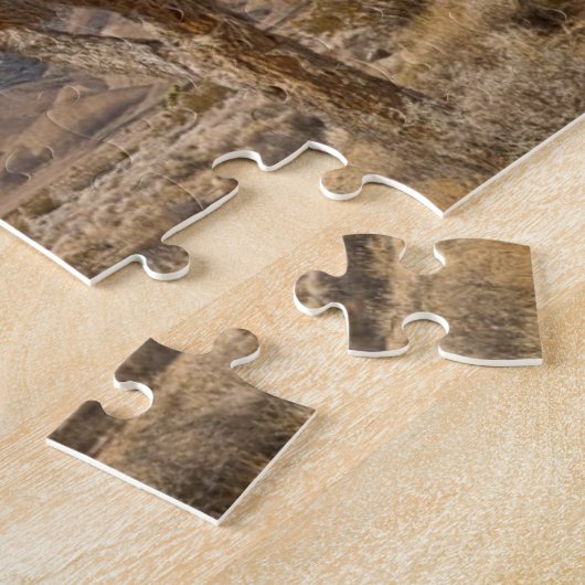 Joshua Trees in woestijn Legpuzzel (Zijkant)