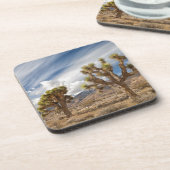 Joshua Trees in woestijn Onderzetter (Linkerzijde)