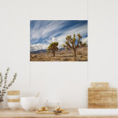 Joshua Trees in woestijn Poster (Keuken)