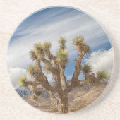 Joshua Trees in woestijn Zandsteen Onderzetter (Voorkant)