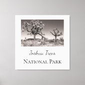 Joshua Trees Nationaal Park Canvas Afdruk (Voorkant)