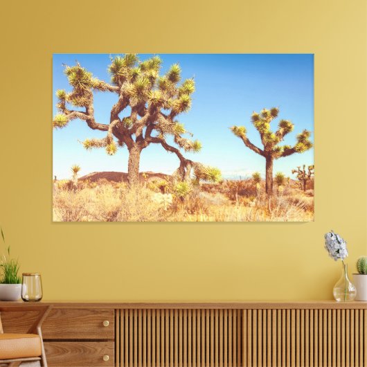 Joshua Trees Nationaal Park Canvas Afdruk (Insitu (Woonkamer))