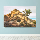 Joshua Trees Nationaal Park Canvas Afdruk (Insitu (Houten vloer))