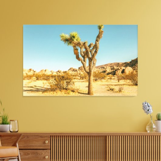 Joshua Trees Nationaal Park Canvas Afdruk (Insitu (Woonkamer))