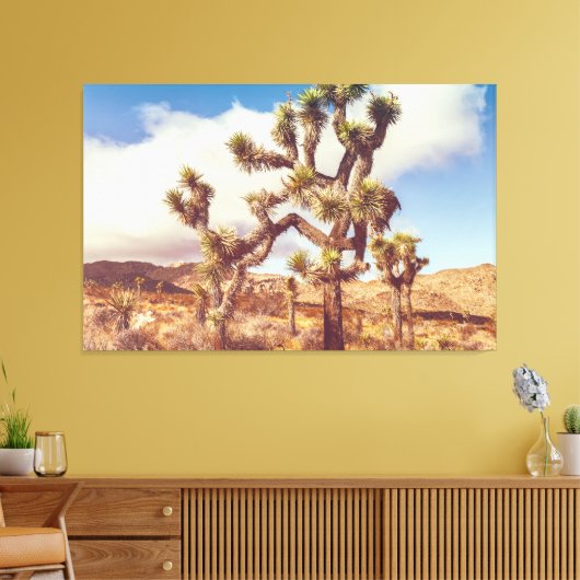 Joshua Trees Nationaal Park Canvas Afdruk (Insitu (Woonkamer))