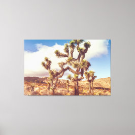 Joshua Trees Nationaal Park Canvas Afdruk