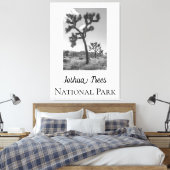 Joshua Trees Nationaal Park Canvas Afdruk (Insitu (Slaapkamer))