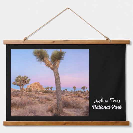 Joshua Trees Nationaal Park Hangend Wandkleed (Voorkant)