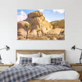 Joshua Trees Nationaal Park Landschap Canvas Afdruk (Insitu (Slaapkamer))
