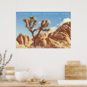 Joshua Trees National Park Landscape Scenery Poster (Keuken)