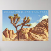 Joshua Trees National Park Landscape Scenery Poster (Voorkant)