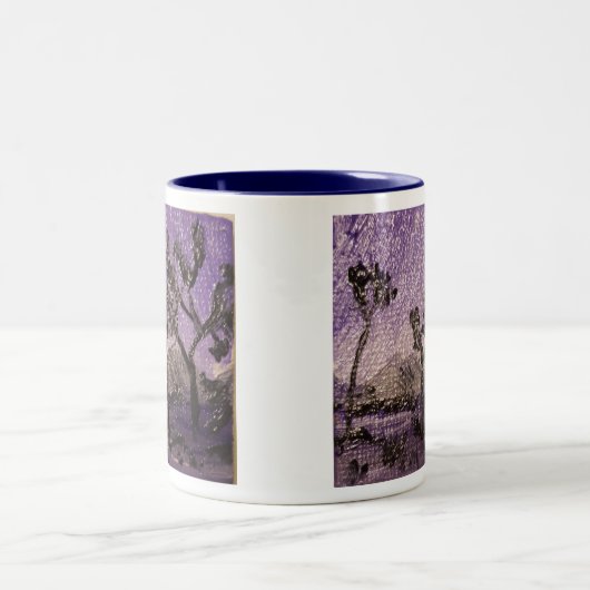 Joshua Trees Tweekleurige Koffiemok (Center)